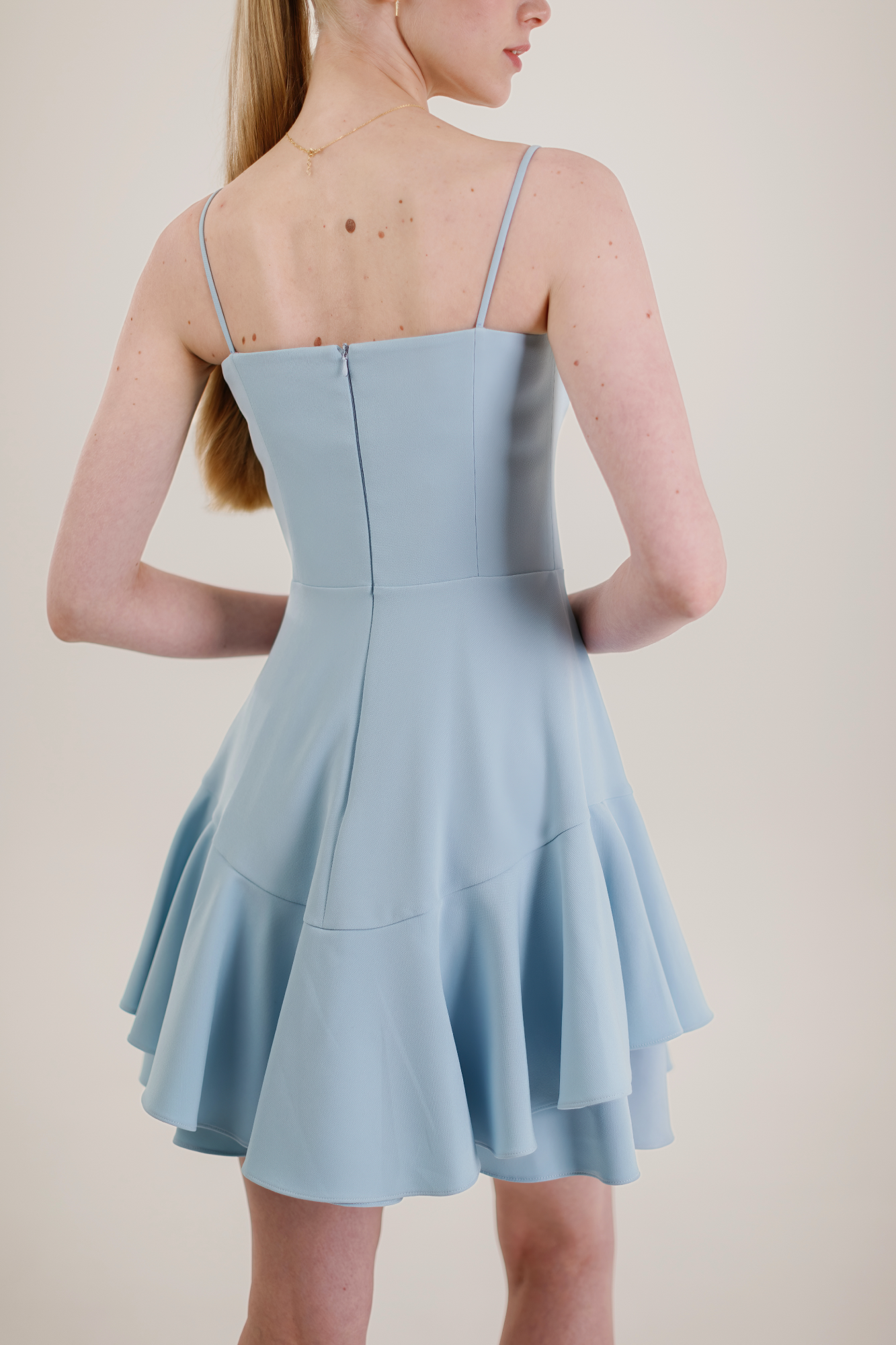 LUDI MINI PARTY SUN DRESS - BLUE