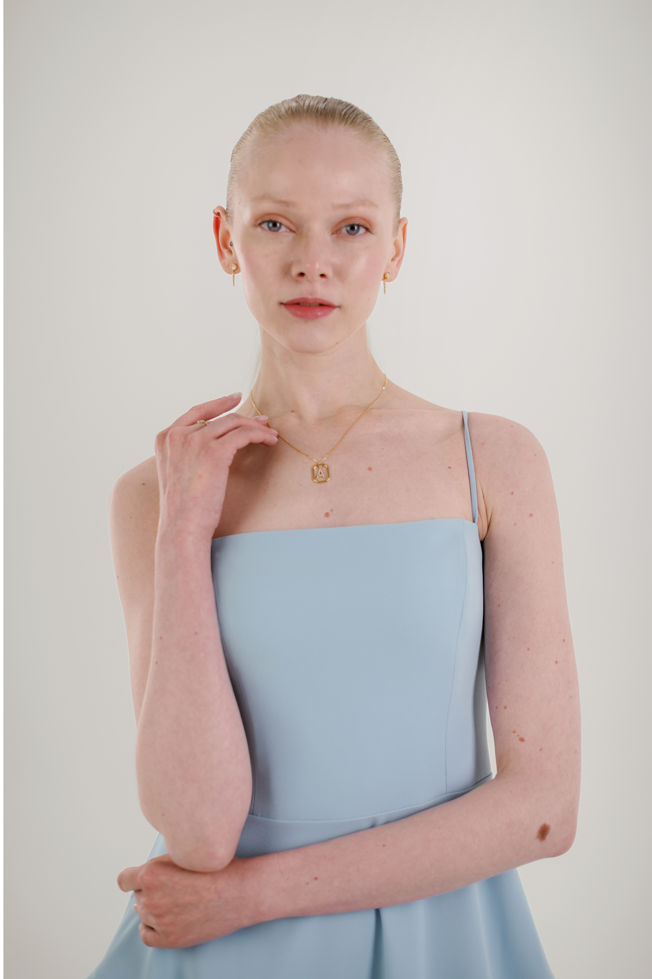 LUDI MINI PARTY SUN DRESS - BLUE