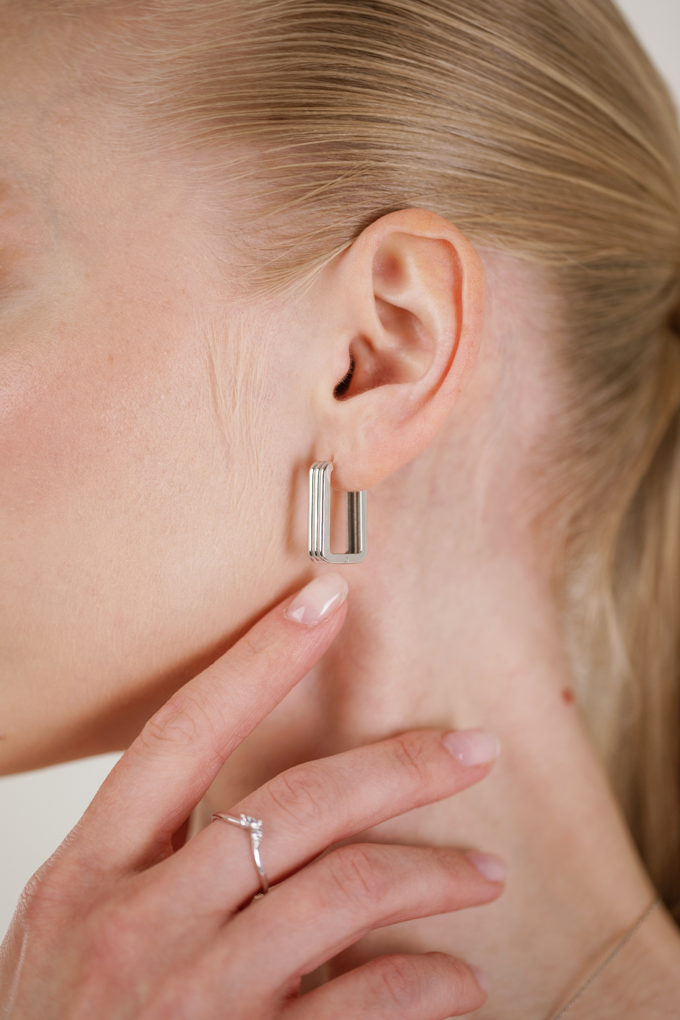 PLES SUPER SILVER EARRINGS