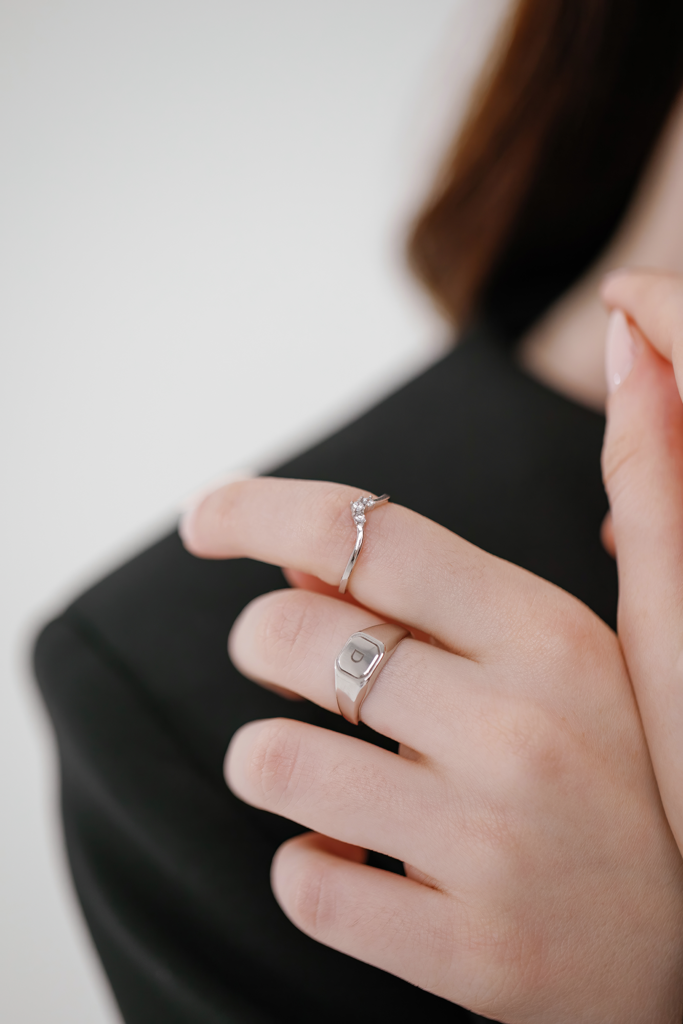 MINI CROWN SILVER RING