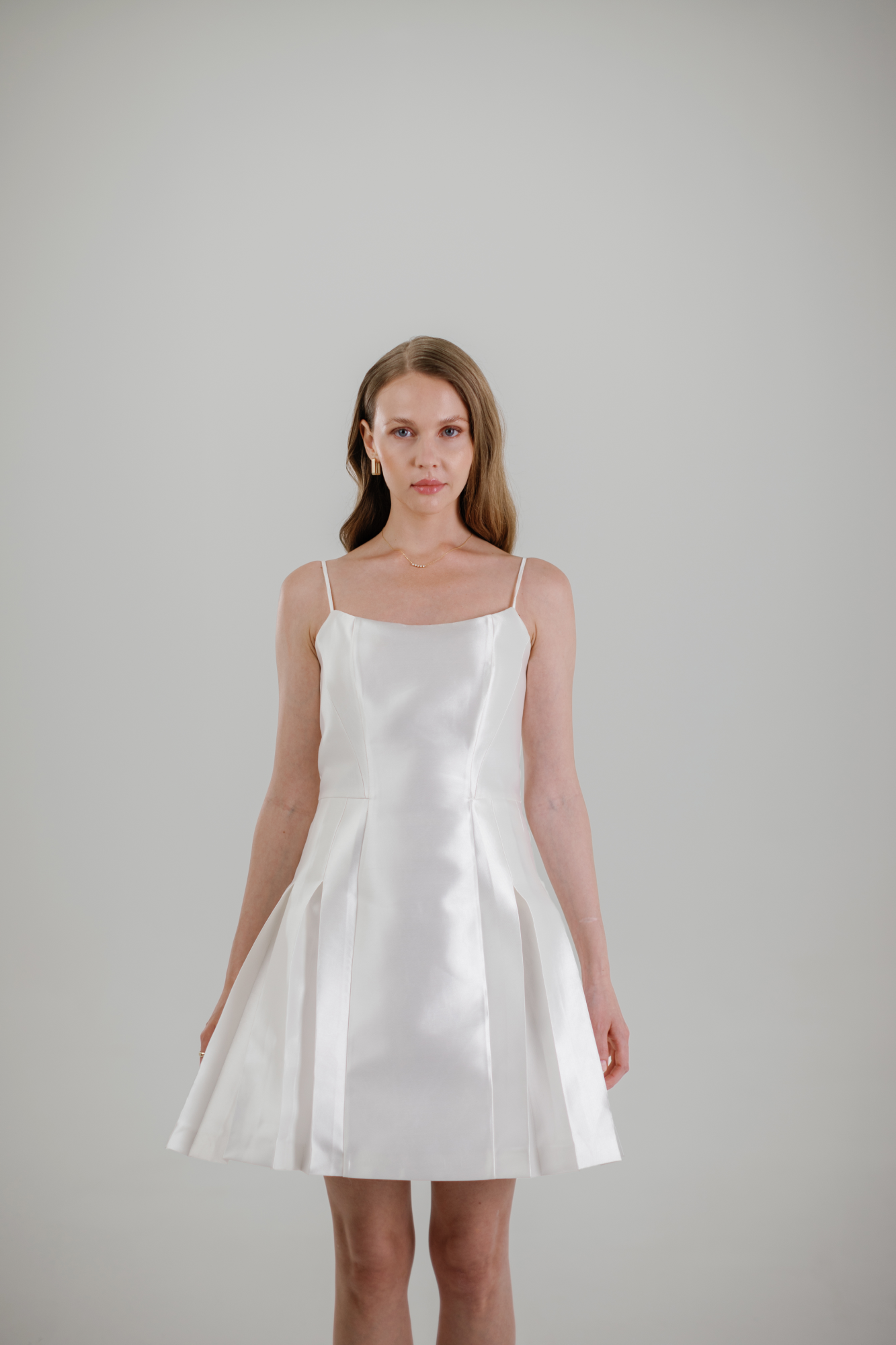 HIPNOTICKA MINI PARTY SUN DRESS - WHITE