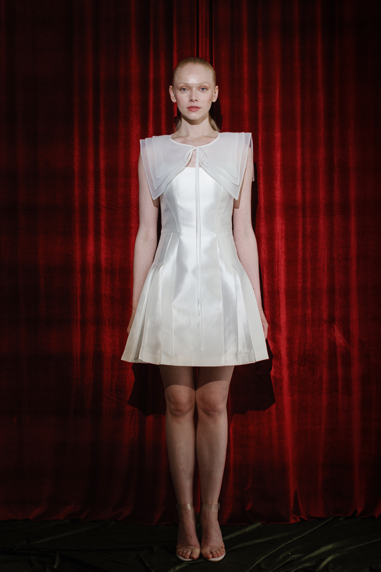 HIPNOTICKA MINI PARTY SUN DRESS - WHITE