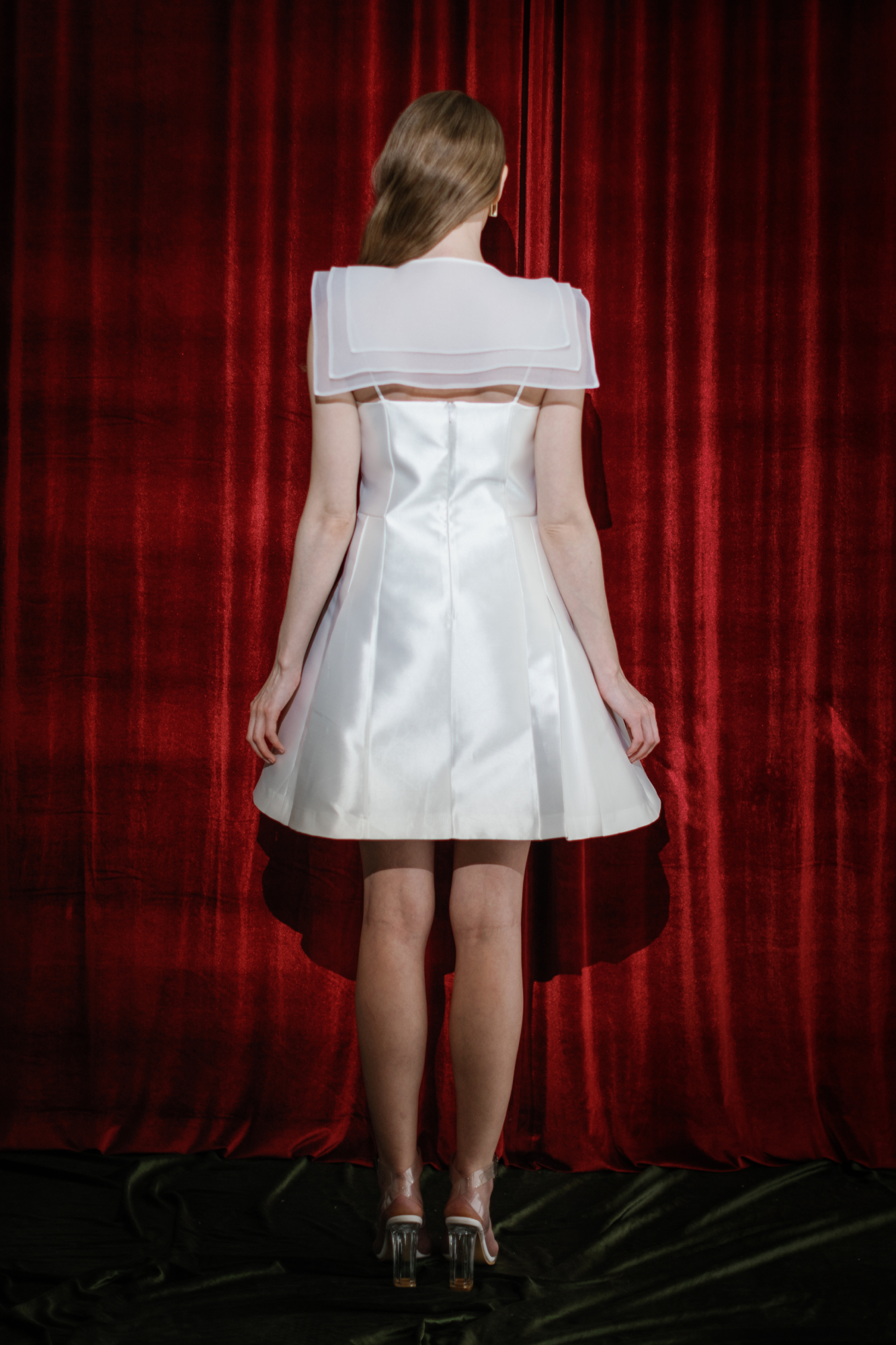 HIPNOTICKA MINI PARTY SUN DRESS - WHITE