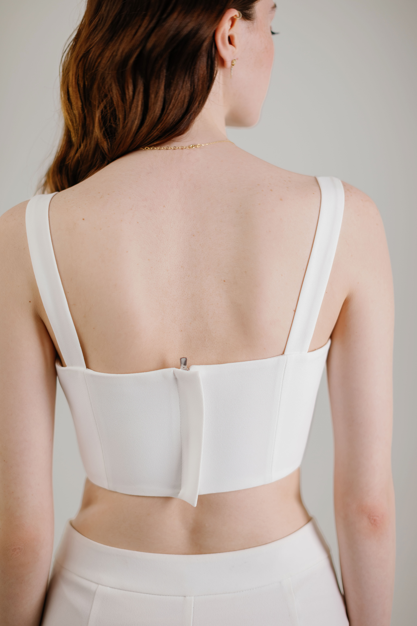 KATE BUSTIER & PANTS - WHITE