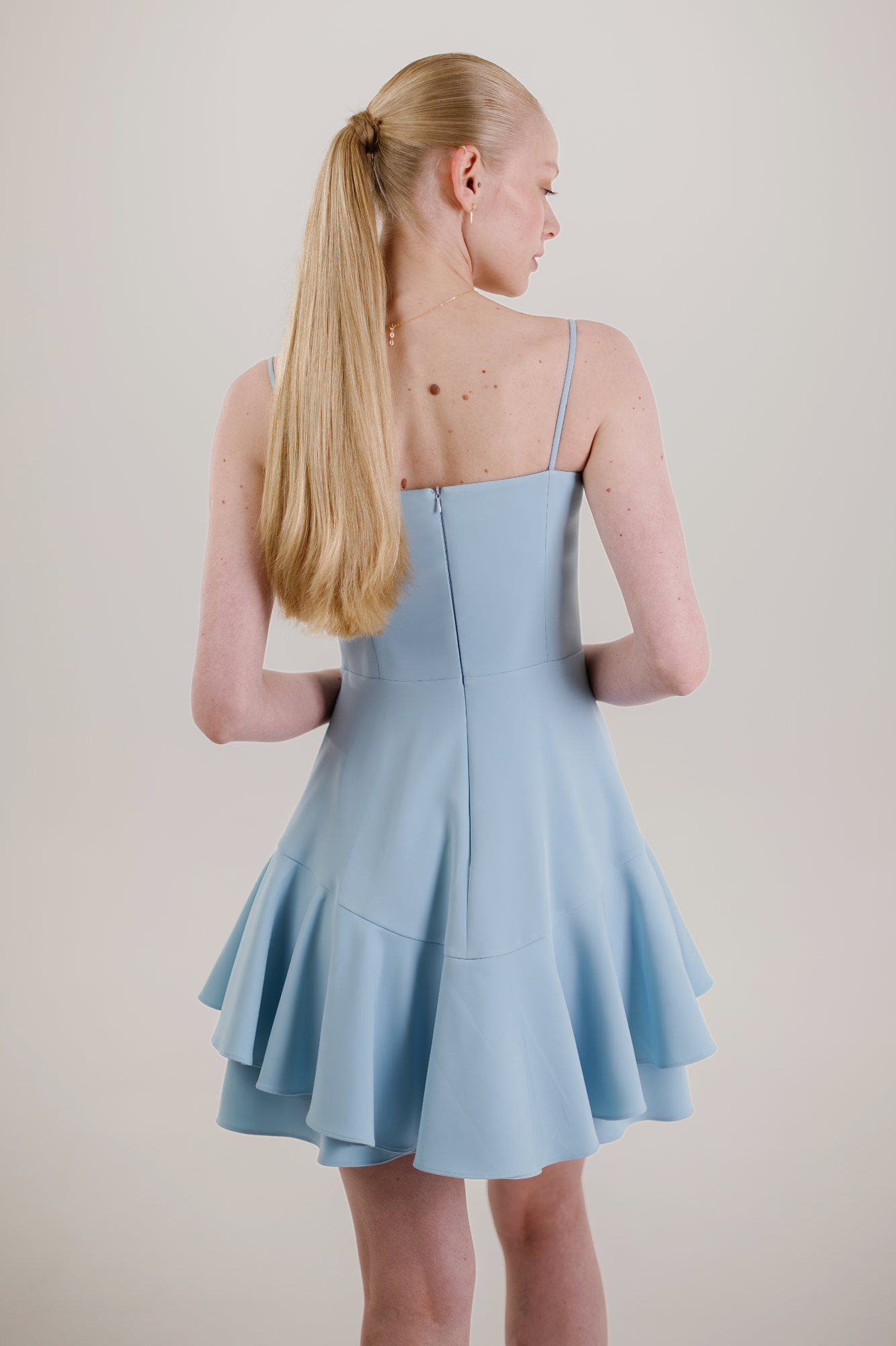 LUDI MINI PARTY SUN DRESS - BLUE