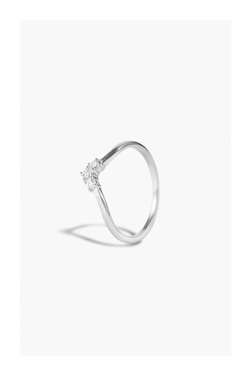 MINI CROWN SILVER RING