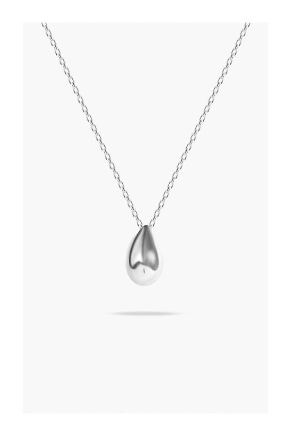 DROP SILVER NECKLACE